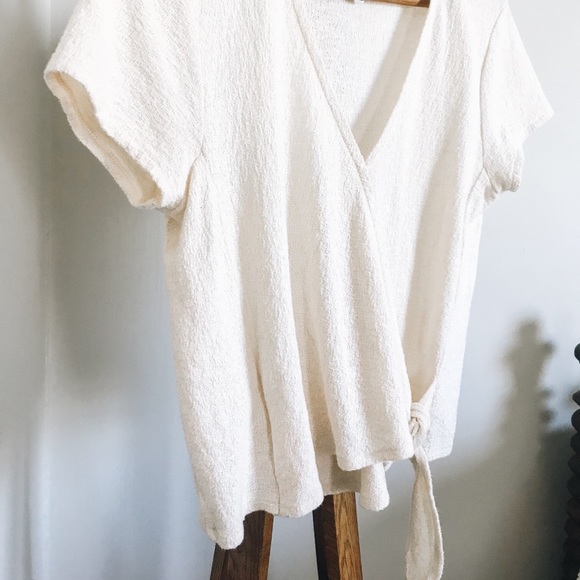 Madewell Cream Crop Top - Picture 3 of 5